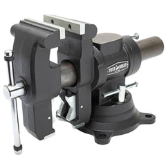 Yost Model 750-DI 5-1/8 Inch Multi Jaw Rotating Combination Pipe and Bench Vise Swivel Base