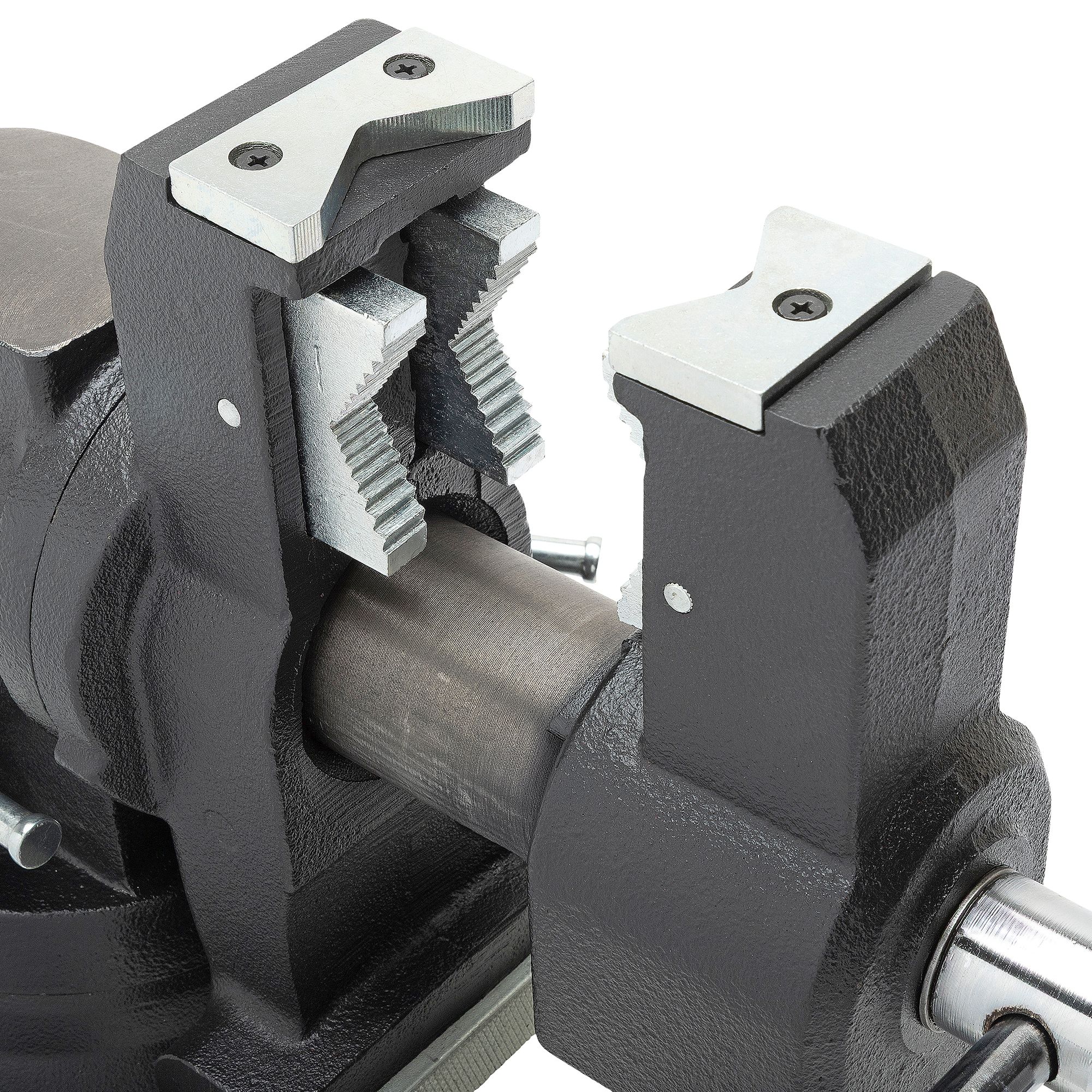 Yost Model 750-DI 5-1/8 Inch Multi Jaw Rotating Combination Pipe and Bench Vise Swivel Base