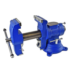 Yost Model 750-DI 5-1/8 Inch Multi Jaw Rotating Combination Pipe and Bench Vise Swivel Base