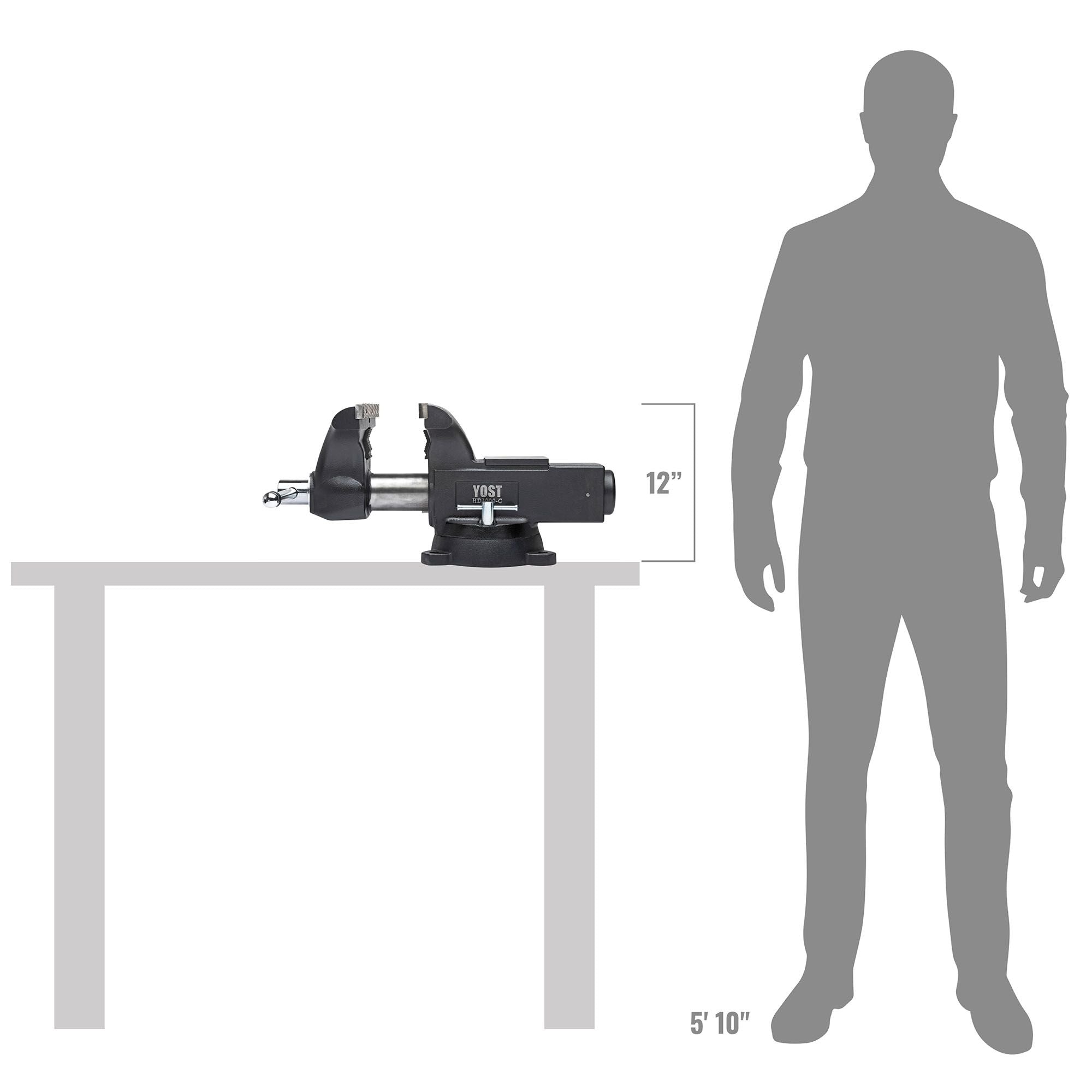 Yost HD1000-C 10 Inch Heavy Duty Mechanics Vise