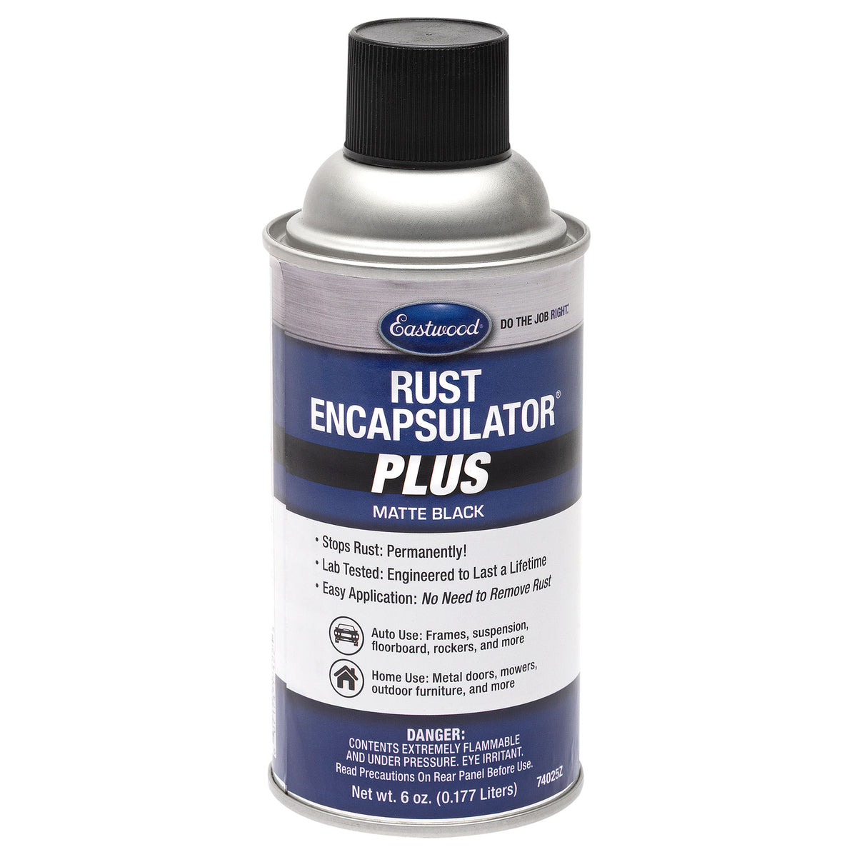 Eastwood Rust Encapsulator Plus Black Aerosol- 6 Oz